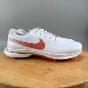 Nike Air Zoom Victory Tour 3 Golf Mens Size 12 White Orange Cleats FQ3273-102